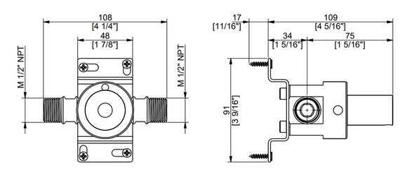 Mgs Mb276 Wall Mounted Mixer