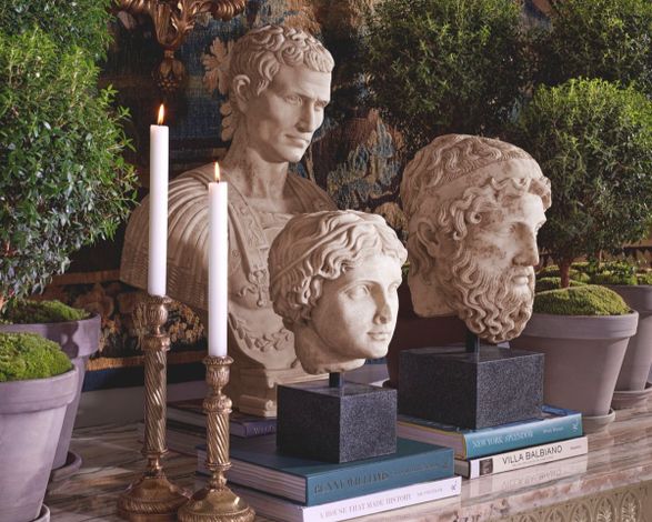 Eichholtz Bust Hermes Statues