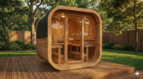 Saunamo Cube 220 Outdoor Sauna