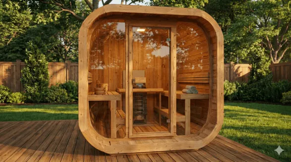 Saunamo Cube 220 Outdoor Sauna