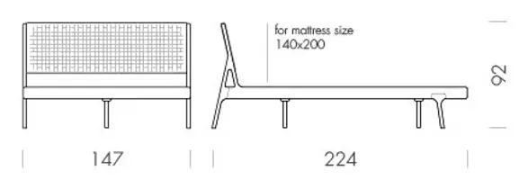 Gazzda Fawn Bed