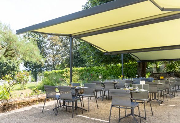 Sergeferrari Exterior Solar Protection Soltis 96 Color, Proof Awnings
