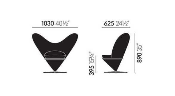 Vitra Heart Cone Chair, Anniversary Edition