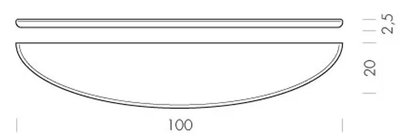 Gazzda Mu Floating Shelf - Smoked Oak