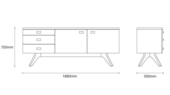 Case Cross Sideboard