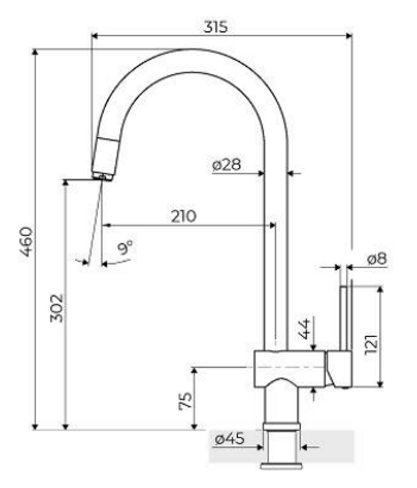 Foster Volta Copper Tap