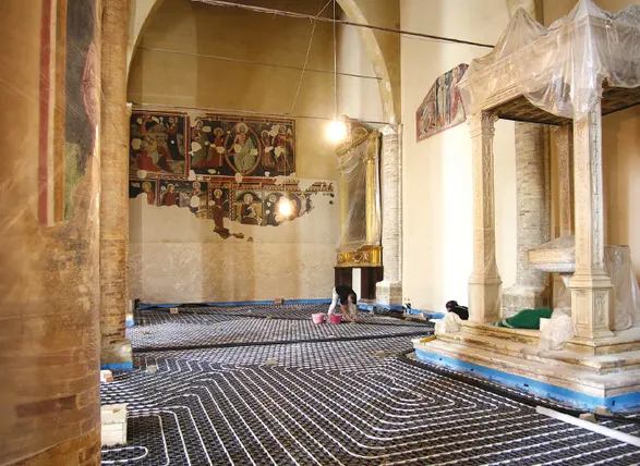 laterlite Paris 2.0: semi dry underfloor heating screed mortar