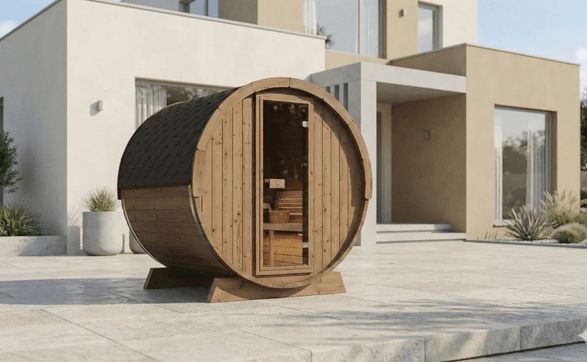 Saunamo Outdoor Barrel Sauna 220