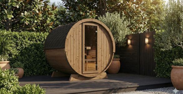 Saunamo Outdoor Barrel Sauna 220