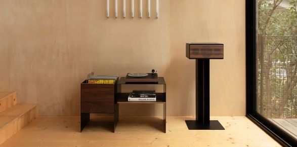 Laboiteconcept Square Cc Vinyl Turntable Walnut