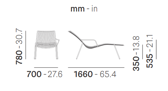 Pedrali Nolita 3654 Lounge-chairs
