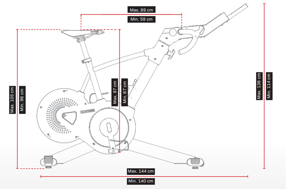 BHFitness Exercycle R H9365R Exercise Bike