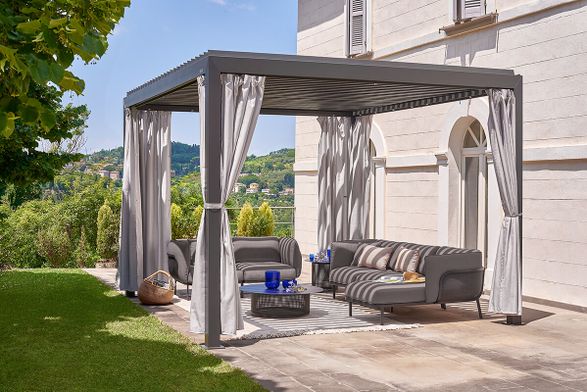emu Cabla 5-seater corner sofa made of steel