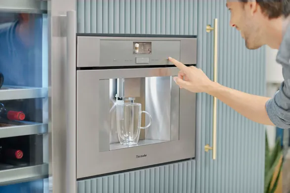 Thermador Built-in Coffee Machine Stainless Steel, Plumbed