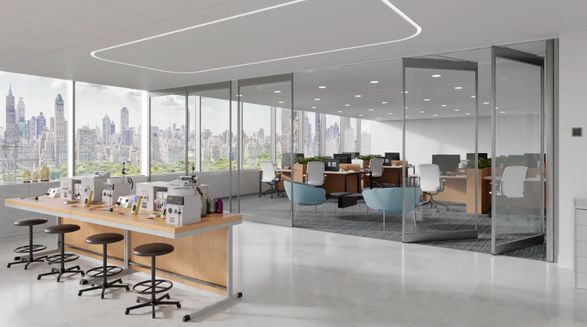 Modernfold Movable Glass Wall Systems