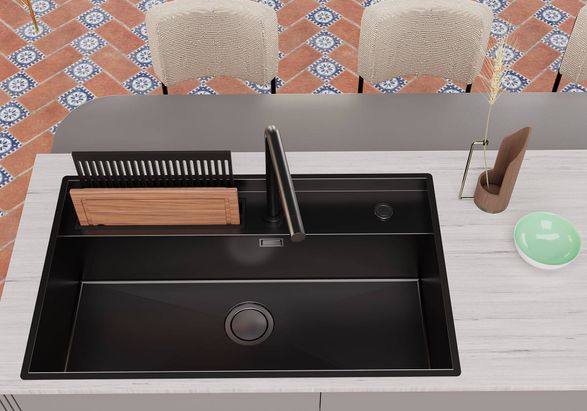 Foster Sink Galante Black Fumè