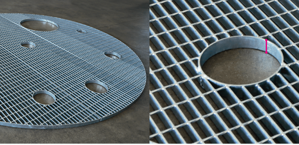 Baldassar Electro-Welded Stainless Steel Grating Reinforced Steel