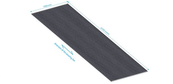 Baldassar Electro-Welded Stainless Steel Grating Reinforced Steel