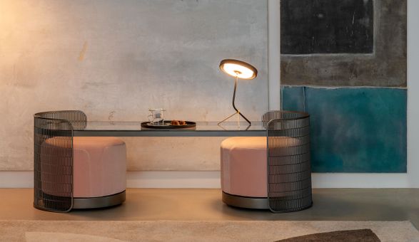 Natevo Moonlight Console Table