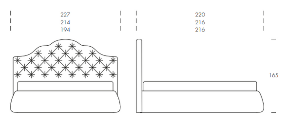 Tonin casa Veneziano Bed