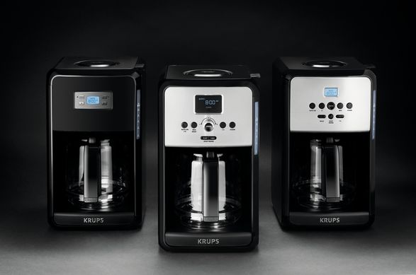 Krups 12-Cup Savoy Programmable Digital Stainless Steel Coffee Maker