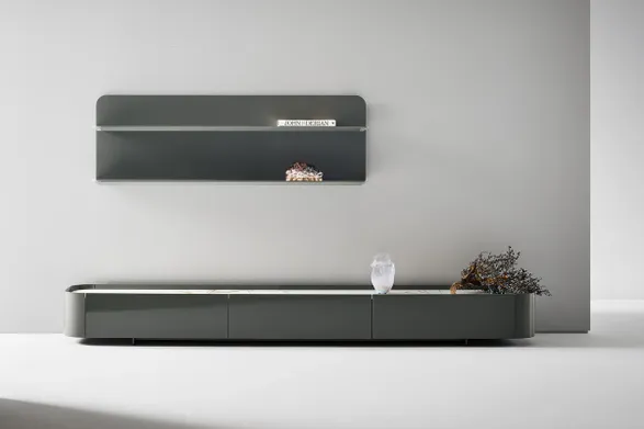 Bonaldo Arragan TV Stand And Arragan Shelf