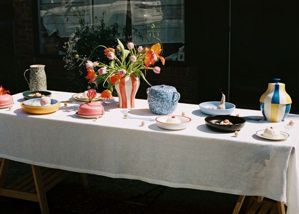 Hay Sobremesa Stripe Vase
