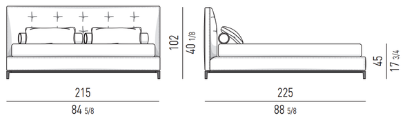 Minotti Andersen Bed