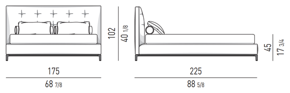 Minotti Andersen Bed