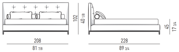 Minotti Andersen Bed