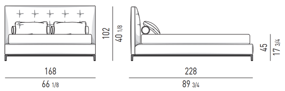 Minotti Andersen Bed