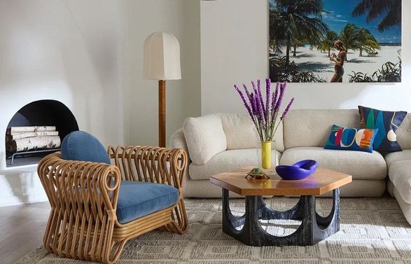 Jonathan Adler Monterey Circles Cushion