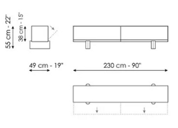 Bonaldo Blocco Sideboard