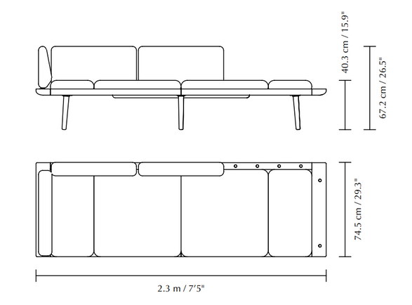 Umage Lounge Around  Sofa