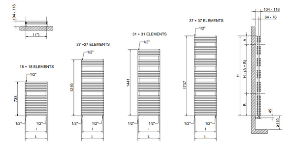 Cordivari Lucy 25 Plus Radiators