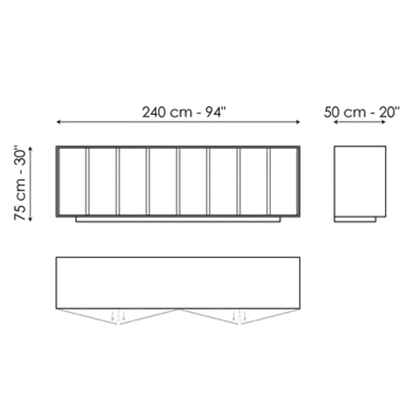 Bonaldo Backdrop Sideboard