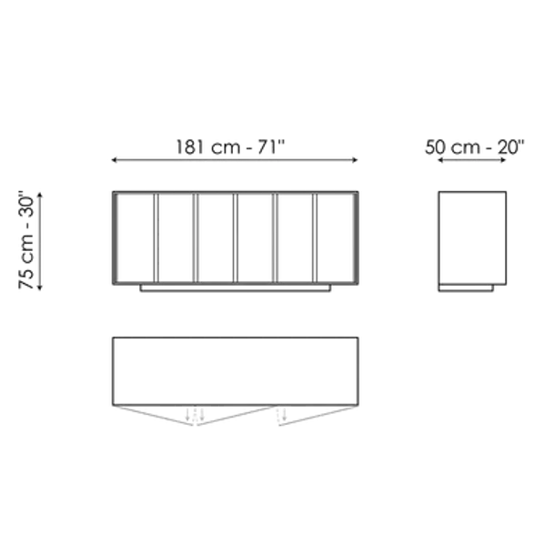 Bonaldo Backdrop Sideboard