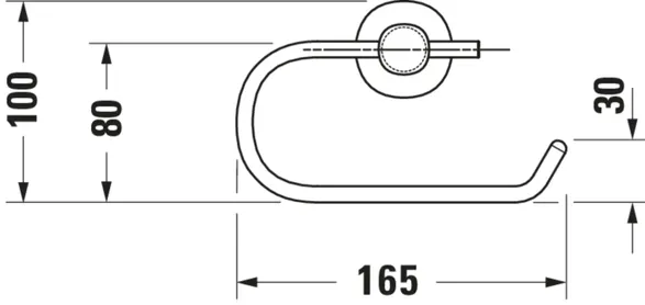 Duravit D-code Toilet Paper Holder