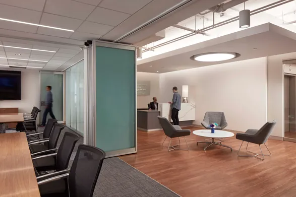 Modernfold Acousti-clear® Movable Glass Wall Systems