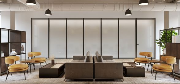 Modernfold Acousti-clear® Movable Glass Wall Systems
