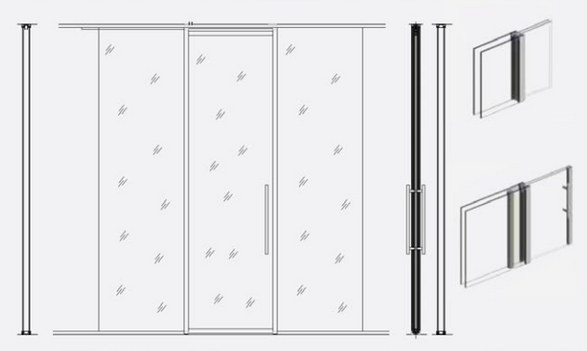 Apton Quartzglide 4 Acoustic Pocket Sliding Mk2 Doors