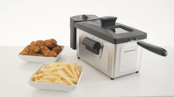 hamiltonbeach Deep Fryer, 3 Liter/12 Cup Oil Capacity, 8 Cup Food Capacity