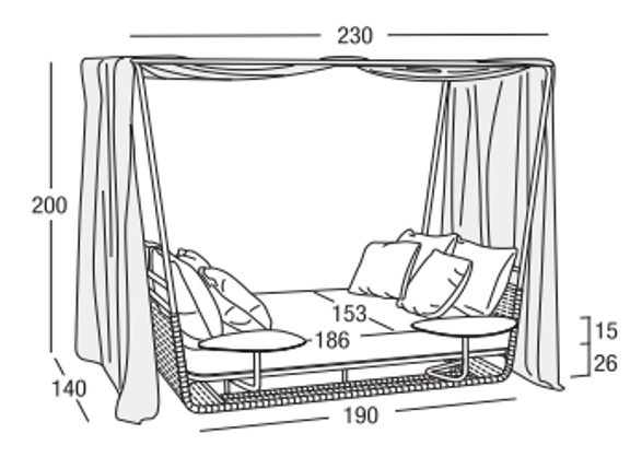 Roberti Art. 9768 Daybed