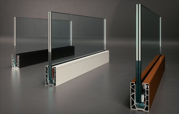 Faraone Ninfa 56 Ultra Slim Design Glass Railing System