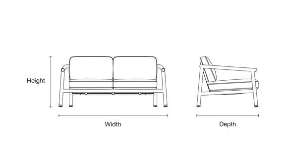 Case Campus 2-Seater Sofa