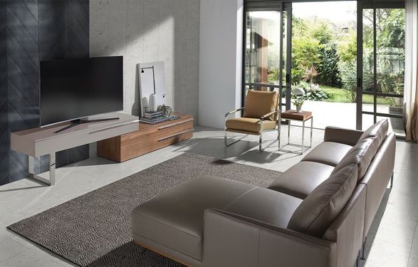 Angel Cerda Silk And Walnut Color Wooden TV Cabinet