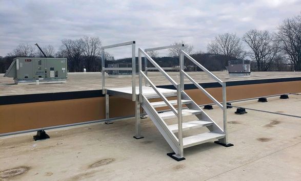 Upside Innovations Rooftop Stairs