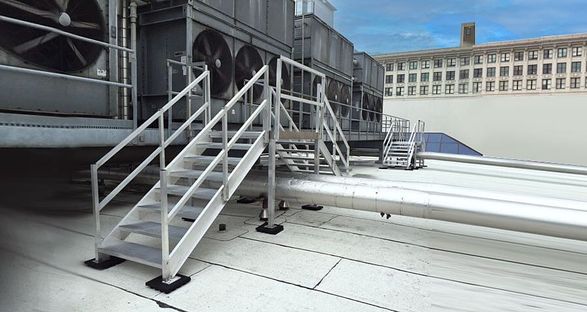 Upside Innovations Rooftop Stairs
