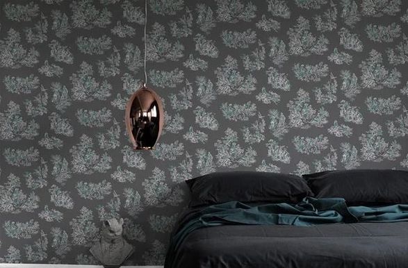 Mineheart Once Upon Our Time Wallpaper - Grey