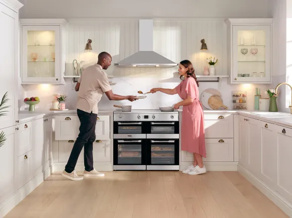 Leisure 100cm Induction Range Cooker with Three Ovens